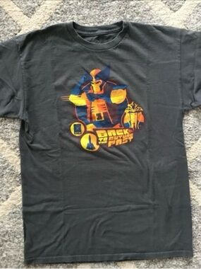 Tee Fury X-Men/Back to the Future graphic t-shirt, Sz M